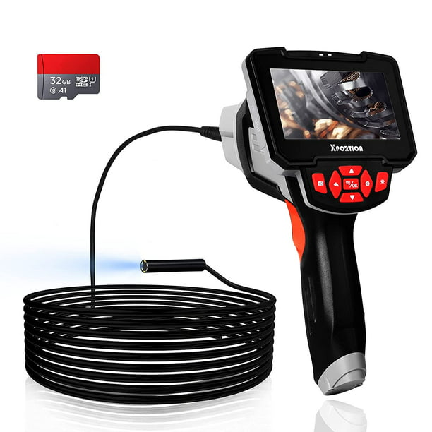 4.3 Inch Large-Screen Endoscope HD 720P Video Recording Car Repair Tools Pipe Repair Tools Microscope Magnifier IP68 Waterproof 